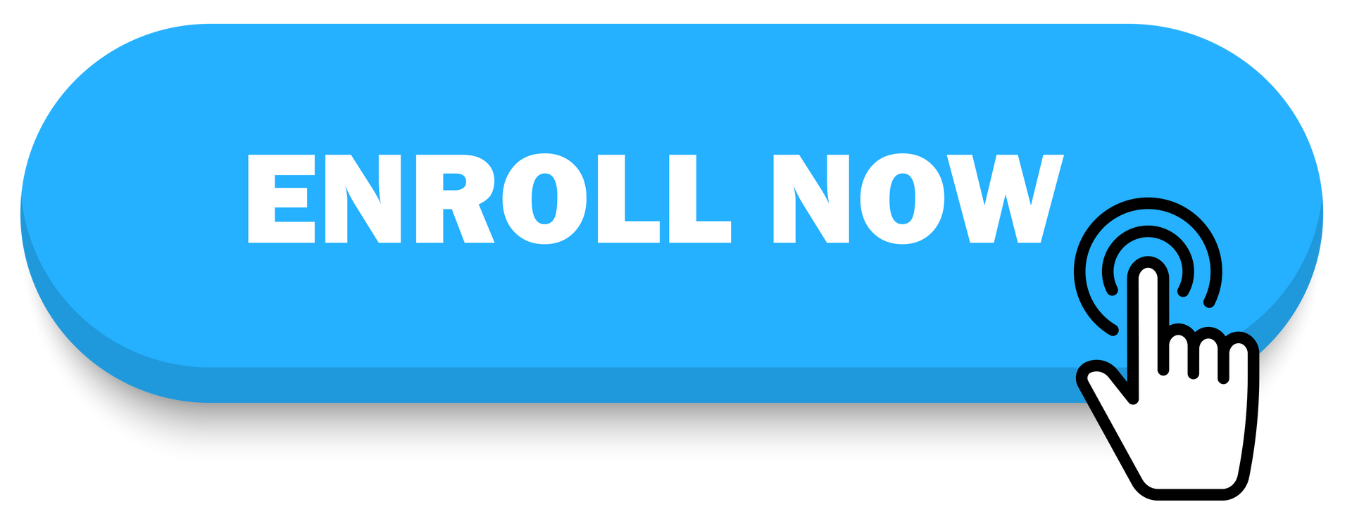 Blue button with 
