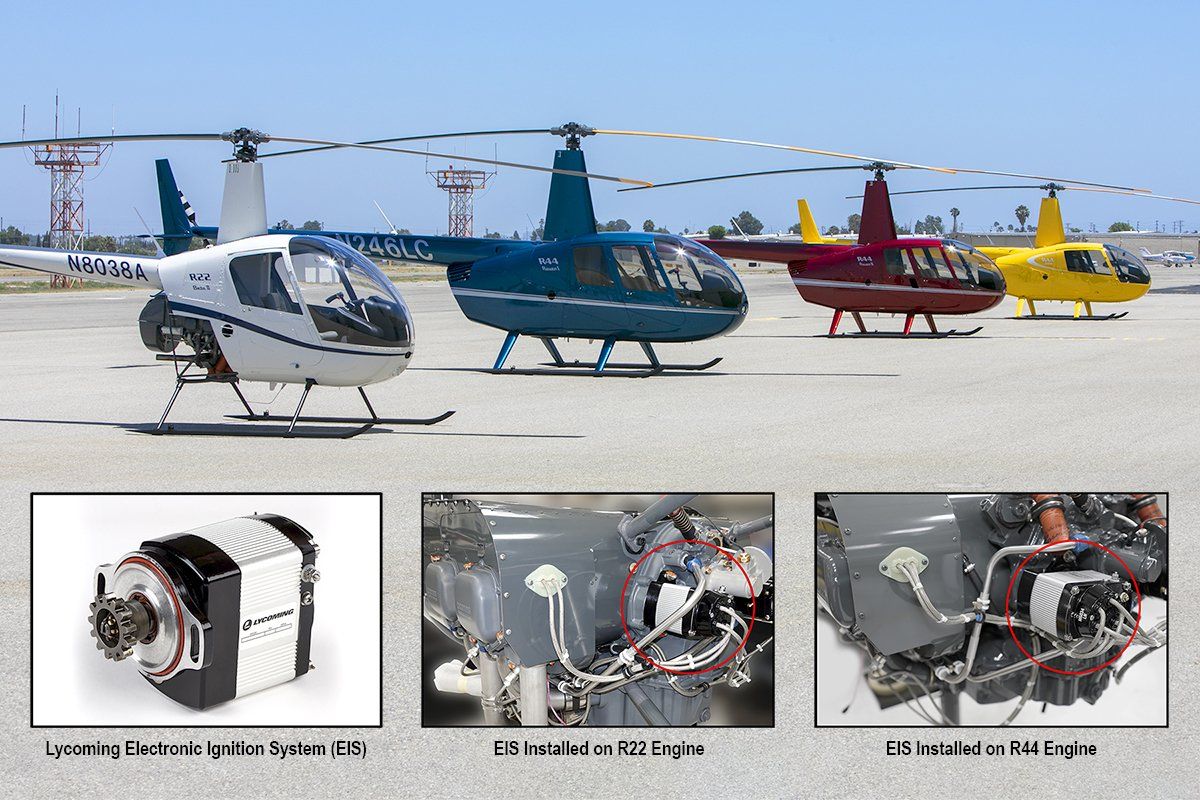 FAA Approves Lycoming’s Electronic Ignition System On Robinson Helicopters