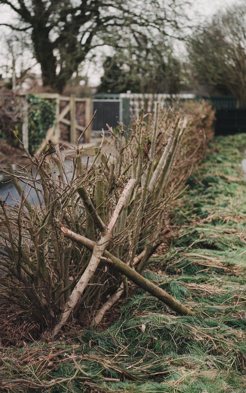 Hedge Cut Back Too Much 