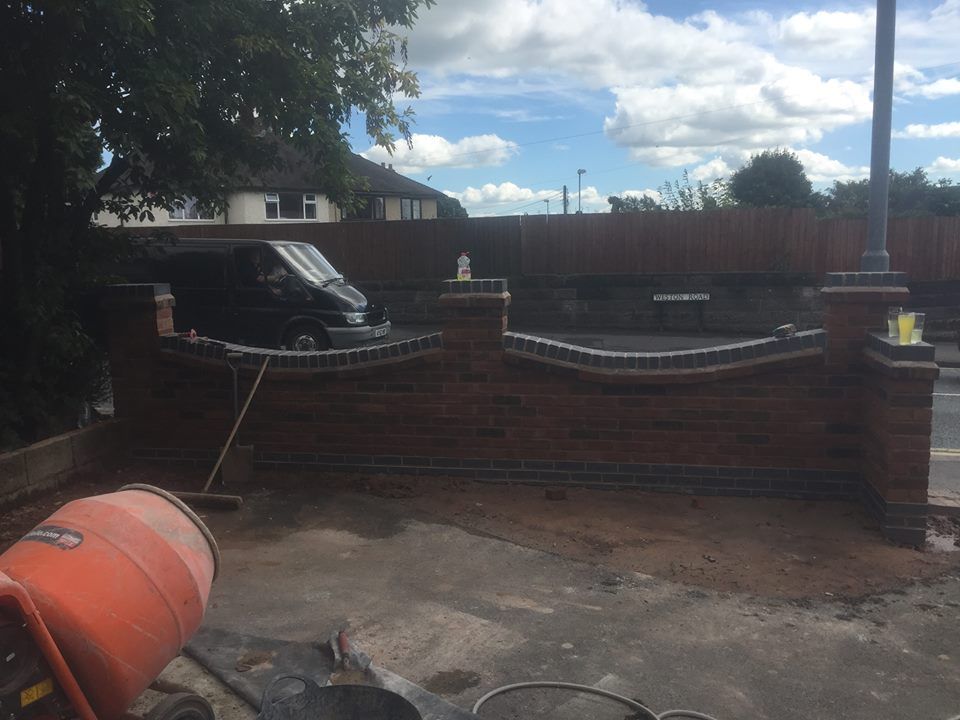 brick wall fencing