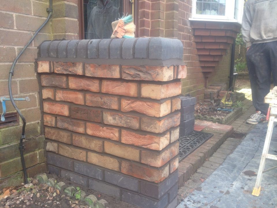 old brick wall fencing