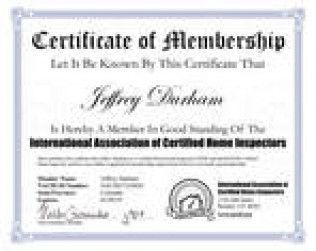 Certificate of Membership