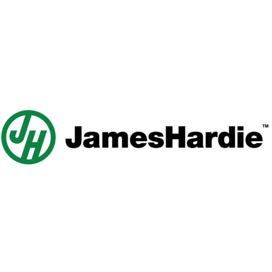 James Hardie logo: green circle with