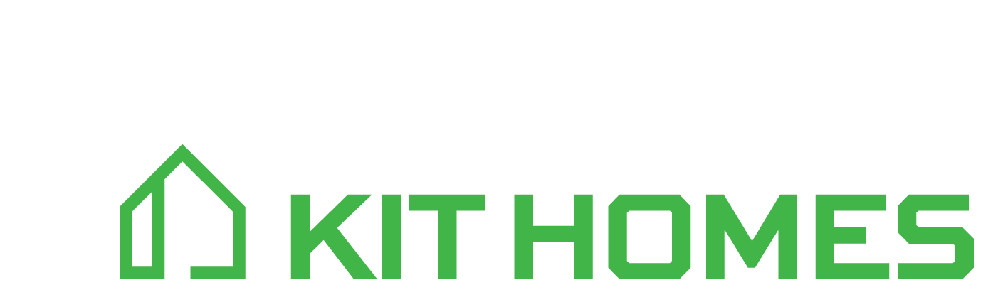 Green logo of a house outline next to the words