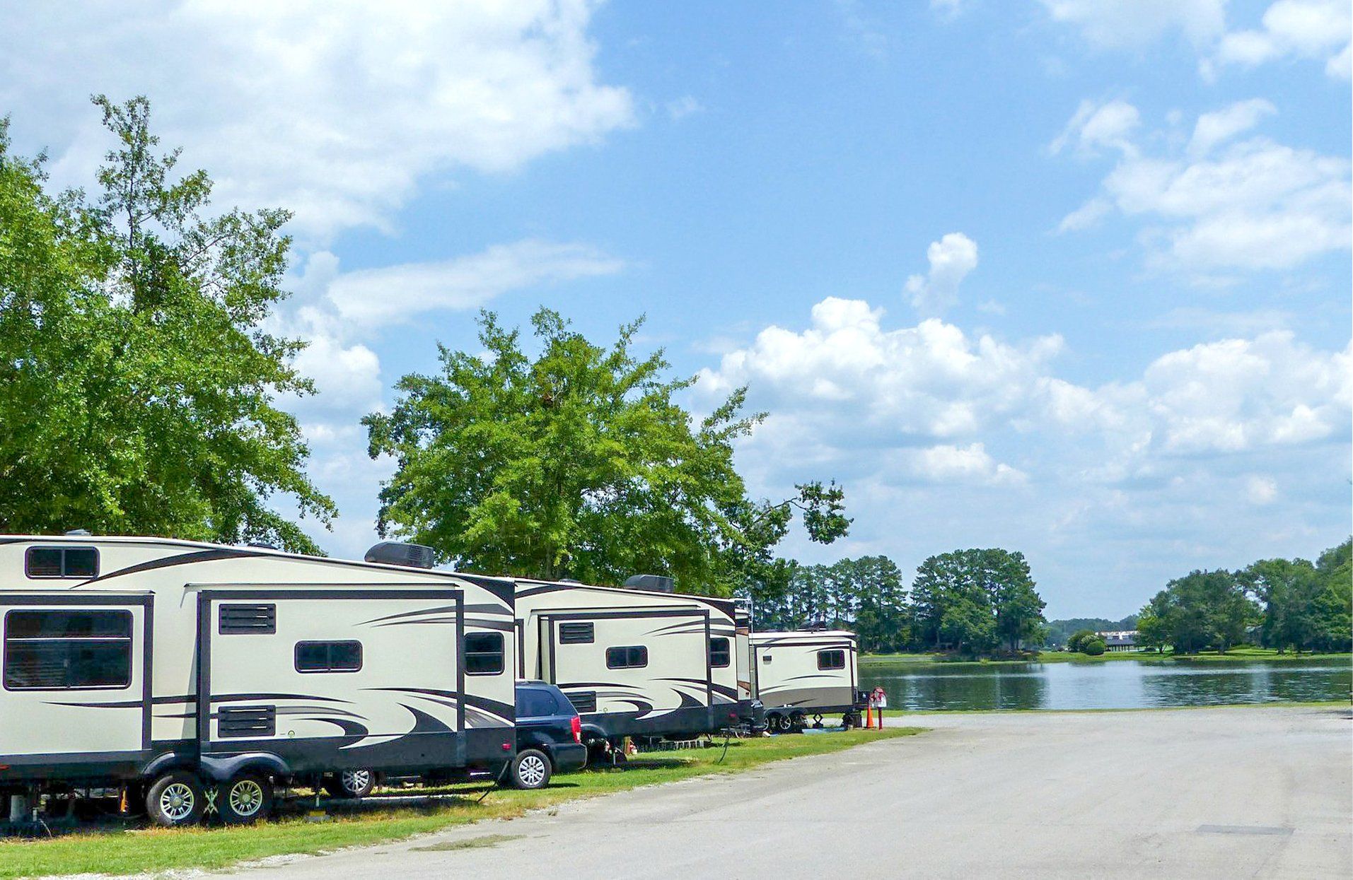 RV parking, camping, boat and rv storage, and convenience store.