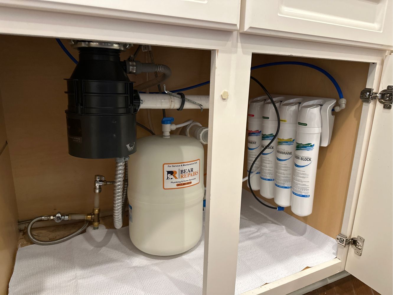 water sofetining and filtration