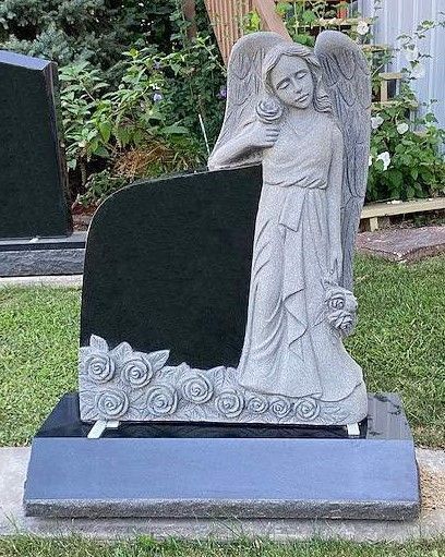 Customize Monument With Angel — Ottumwa, IA — Fuller Monument