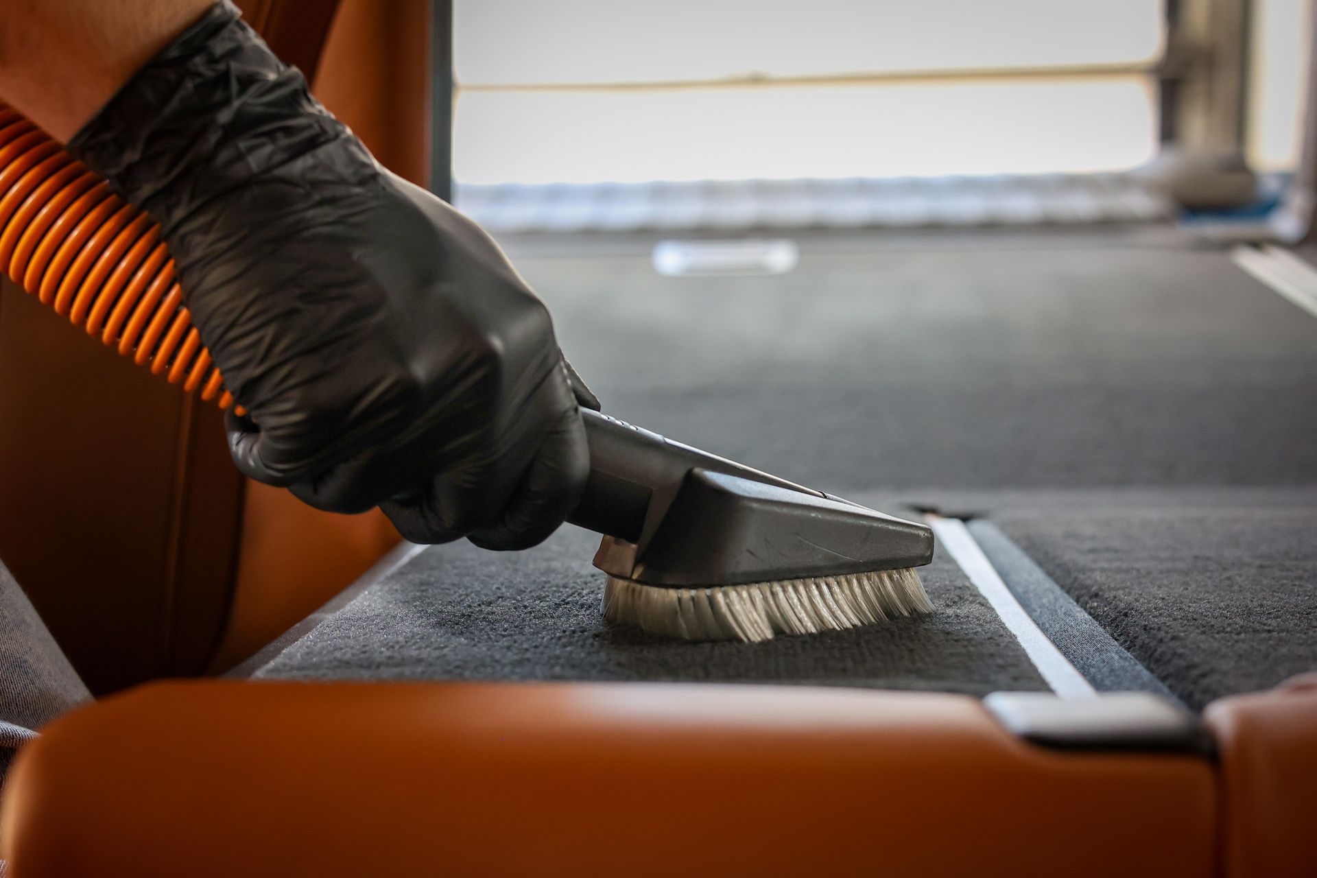 Professional auto detailing interior