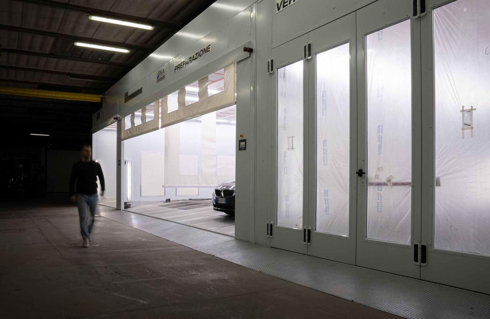 cabina di verniciatura