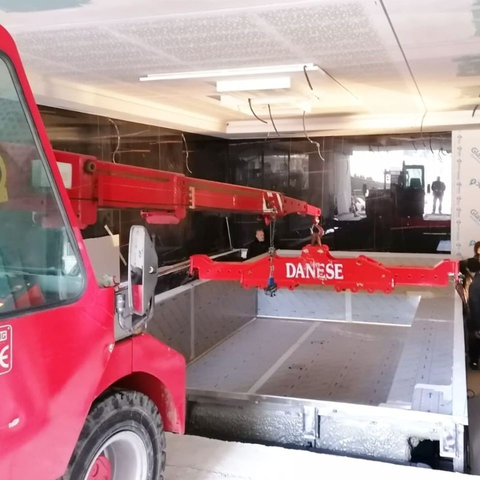 Dettaglio gru elettrica