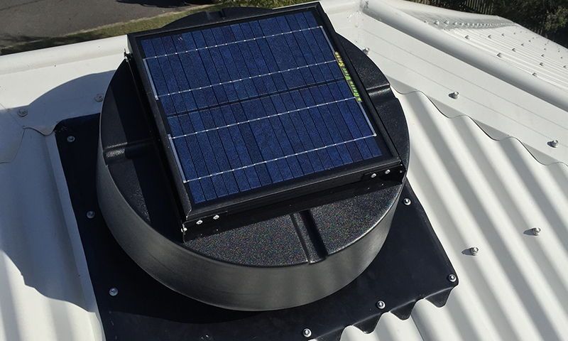 Premium solar powered whirlybird system