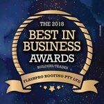 It is a logo for the best in business awards.