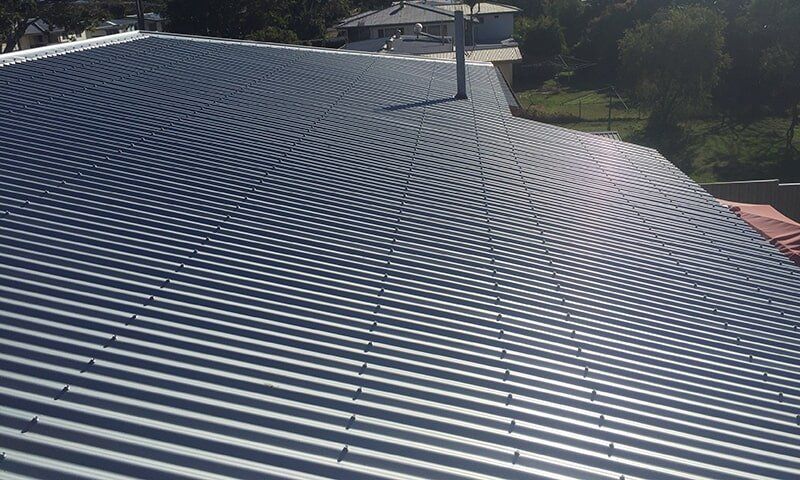 Standard zincalume re-roof