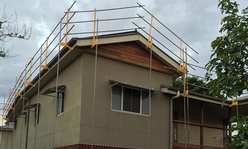Flashpro roofing edge protection scaffolding systems