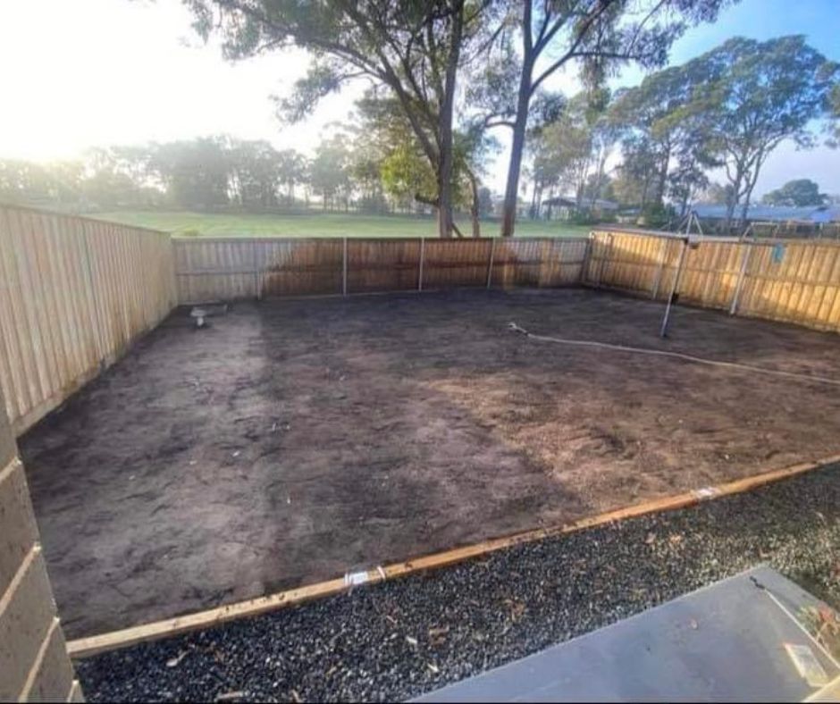 excavation for landscaping