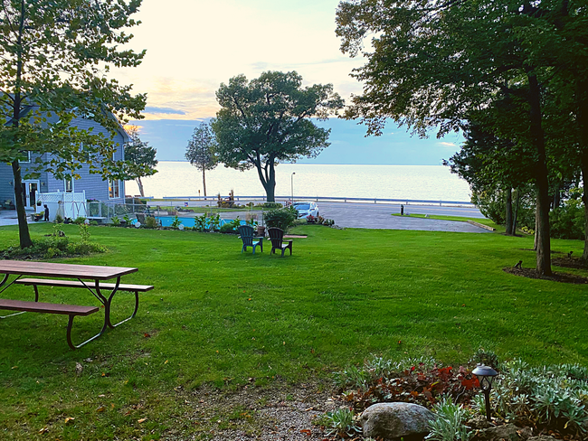 View from Lakeview Cottages at Scenic Rock Ledge Inn