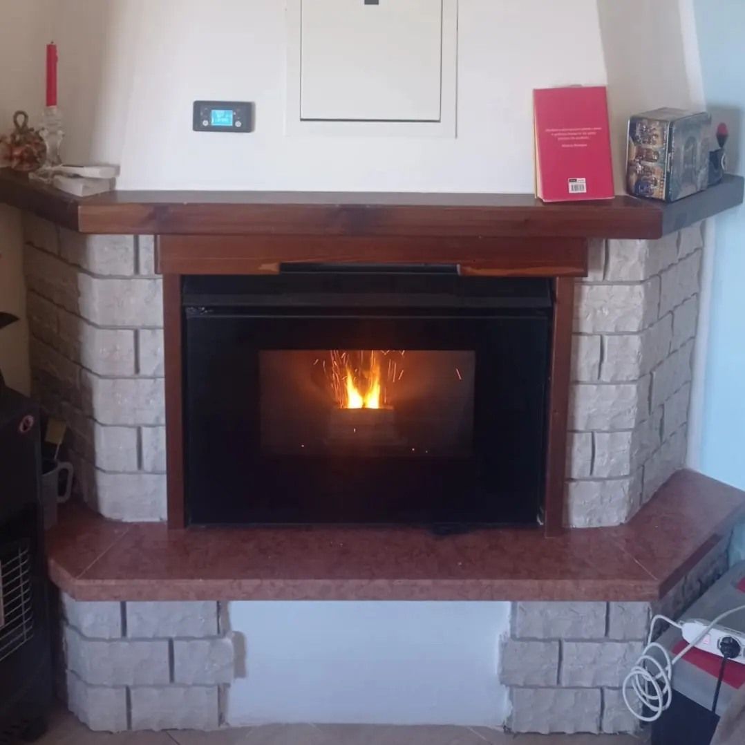 impianto riscaldamento, stufe e caminetti a pellet