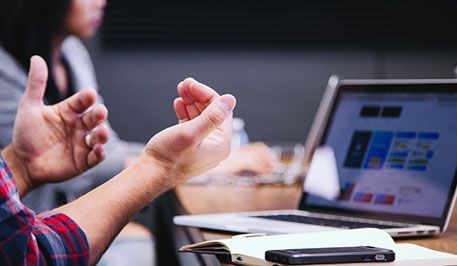 Group meeting in a conference room for consultancy