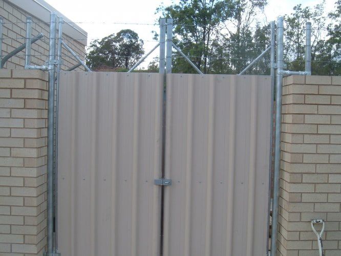 Colorbond Gate — Brisbane, QLD — Hills Fencing