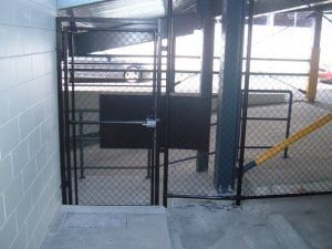 Chainwire Exit Gate — Brisbane, QLD — Hills Fencing
