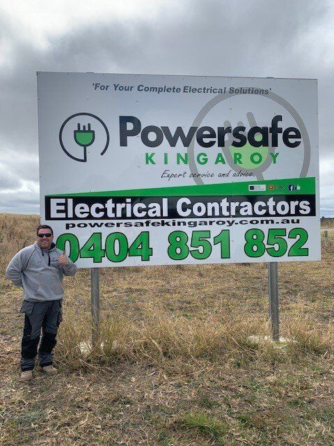 Powersafe Kingaroy Banner — Powersafe Kingaroy are electrical contractors in Kingaroy, QLD