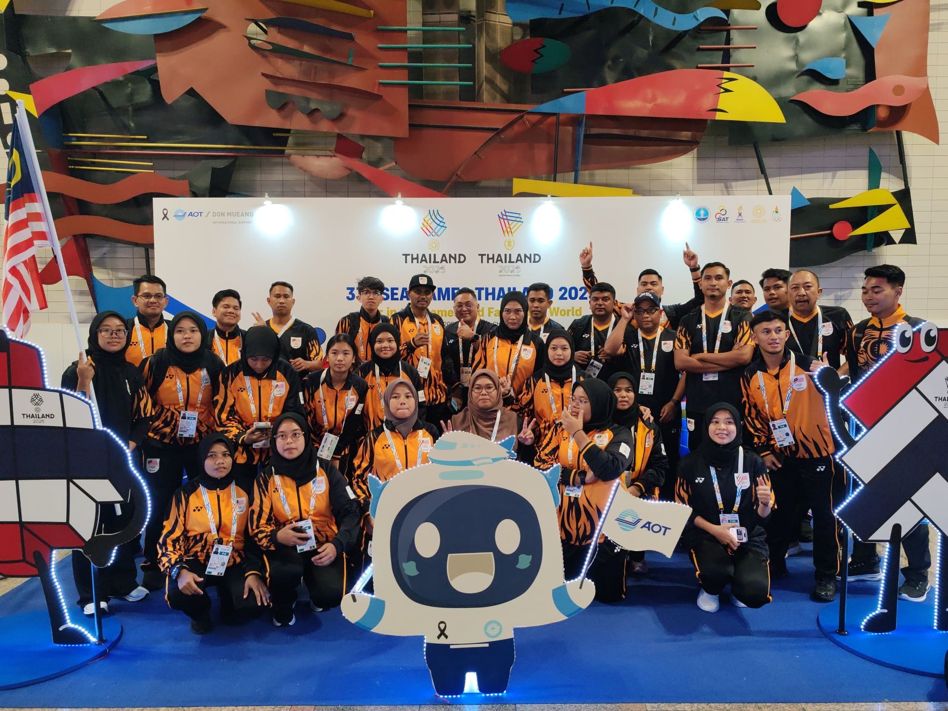 Malaysia Petanque squad at SEA Games Thailand