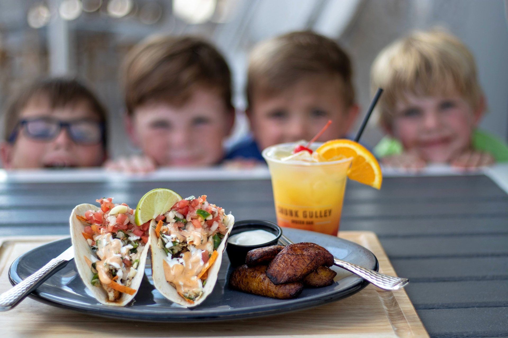 shunk gulley is great restaurant for kids