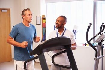 Man doing Threadmill Excercise — Pain Management in Cherry Hill, NJ