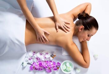 Woman Having Massage — Massage Therapy in Cherry Hill, NJ