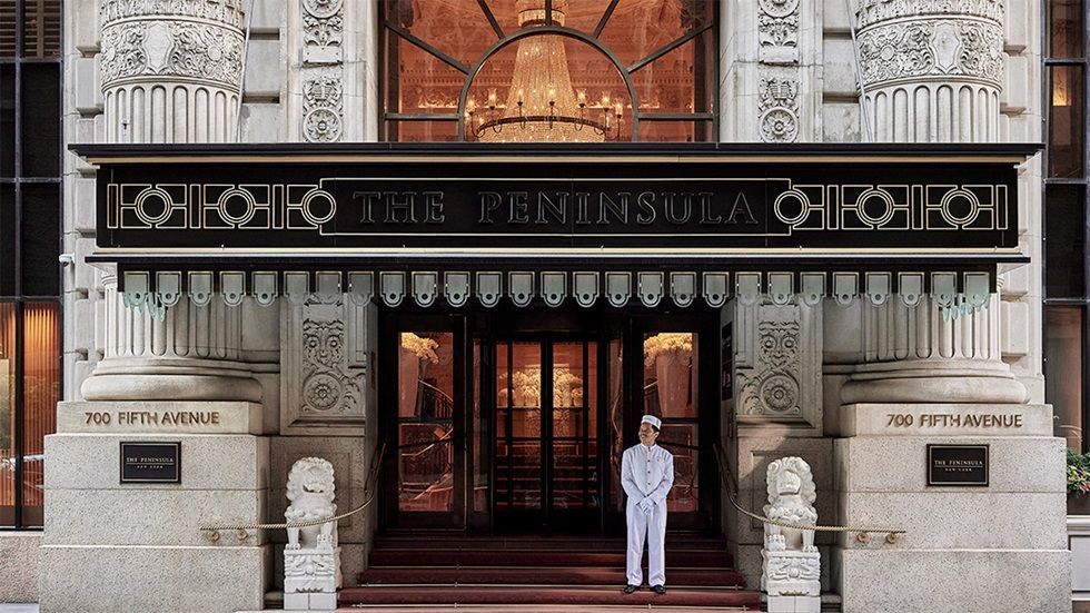 2) The Peninsula New York, Fifth Avenue area

