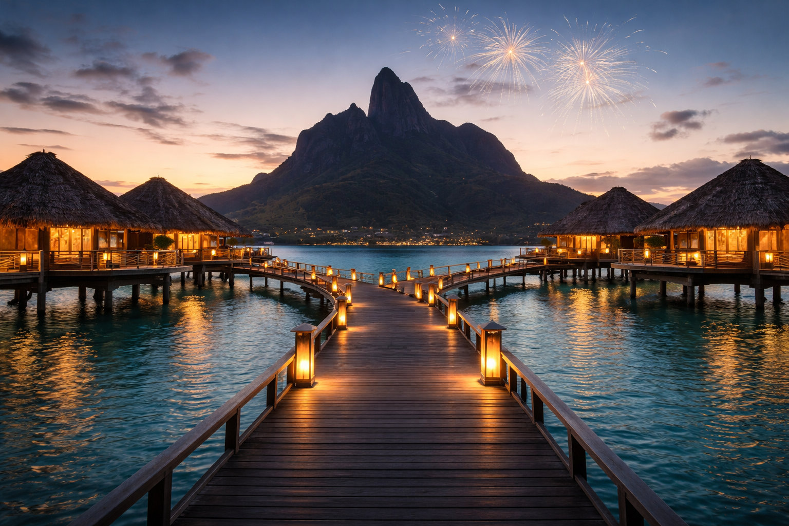 Luxury Hotels in Bora Bora: Four Seasons for New Year