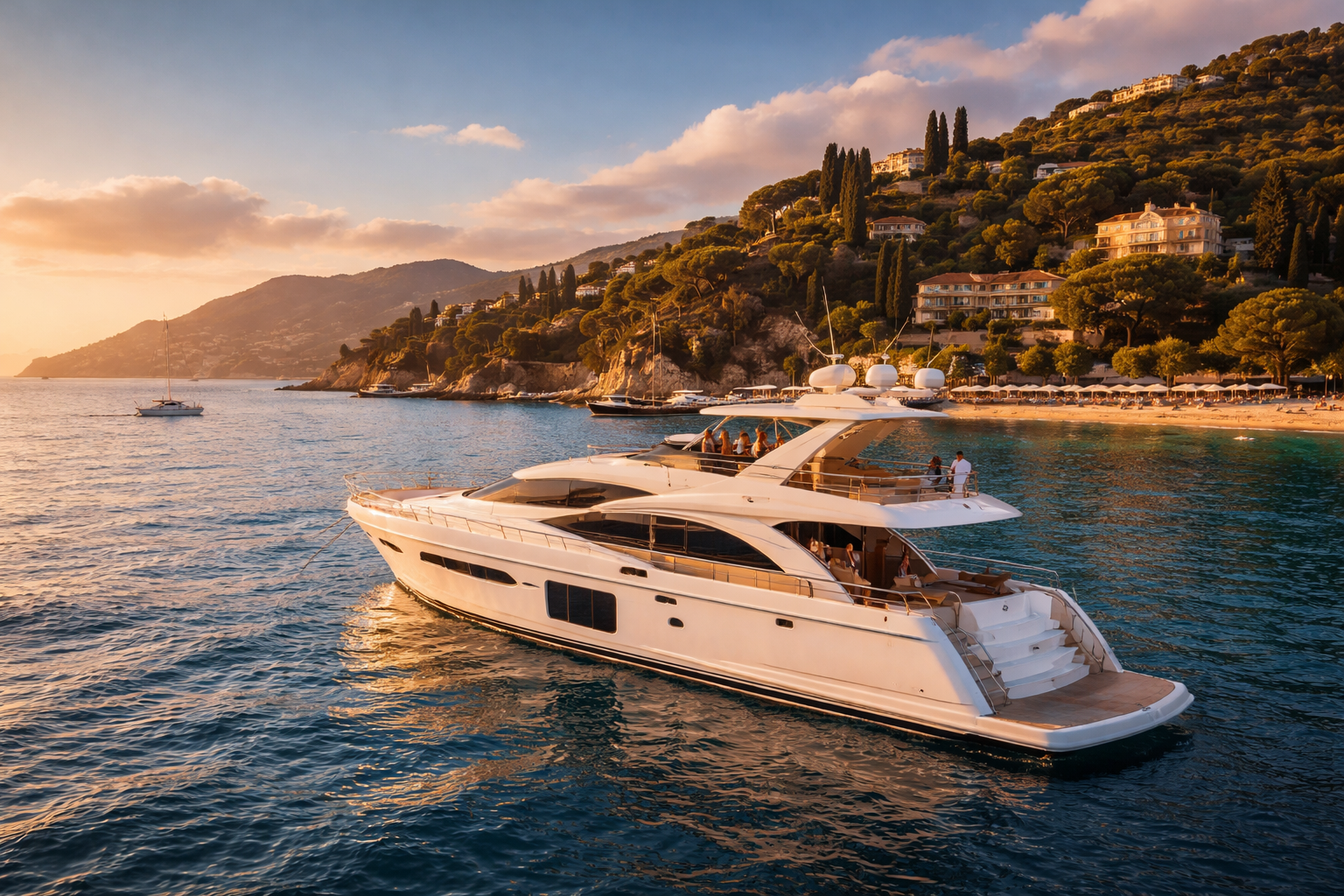 French Riviera luxury yacht charter on the Côte d’Azur