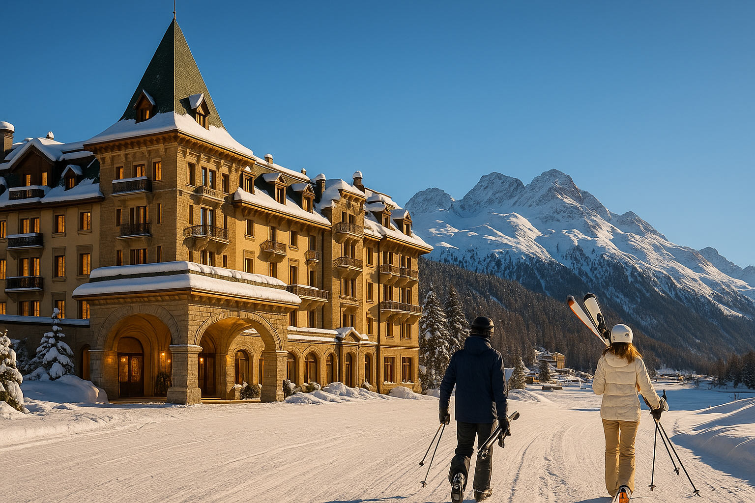 Luxury Ski Holidays at Badrutt’s Palace, St. Moritz