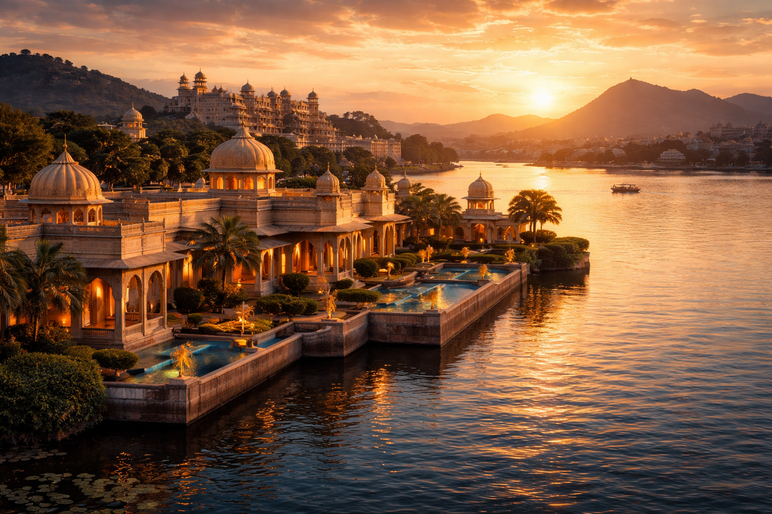 Luxury Hotels in India: The Oberoi Udaivilas, Udaipur