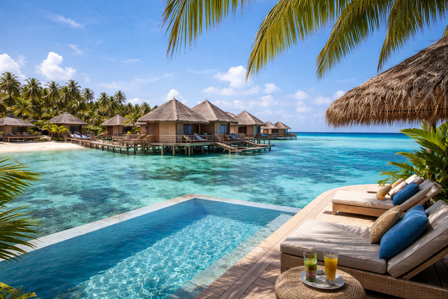 Luxury resorts in the Maldives for Barefoot Elegance