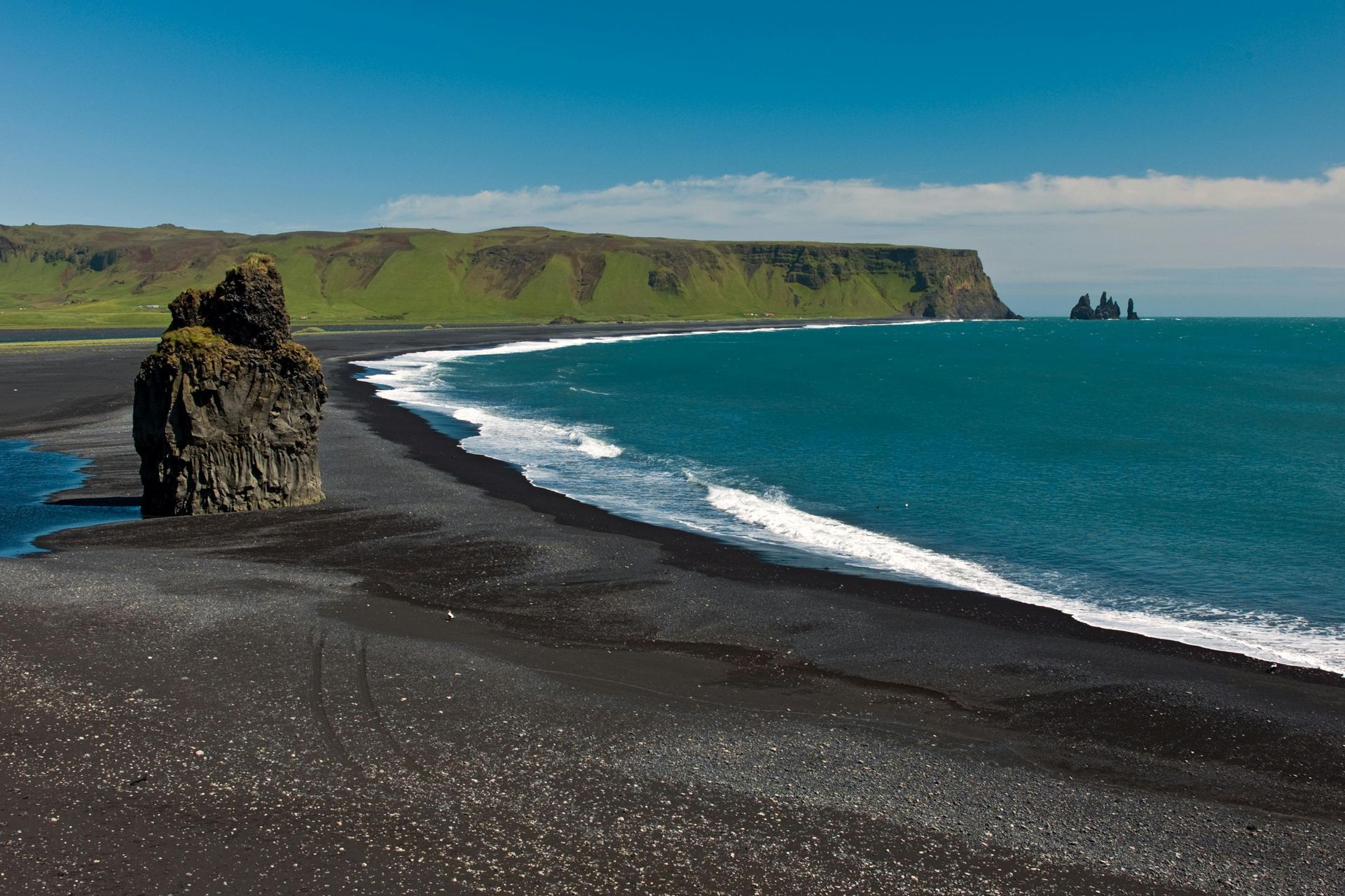 The South Coast Iceland Vik, Iceland
Dramatic Black Sand Beach in South Iceland