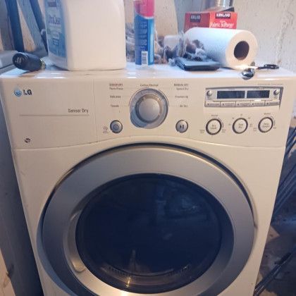 washer with tissue above
