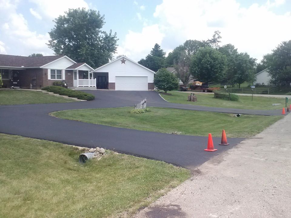 Residential New Road Construction — West Manchester, OH — Back 2 Black Asphalt