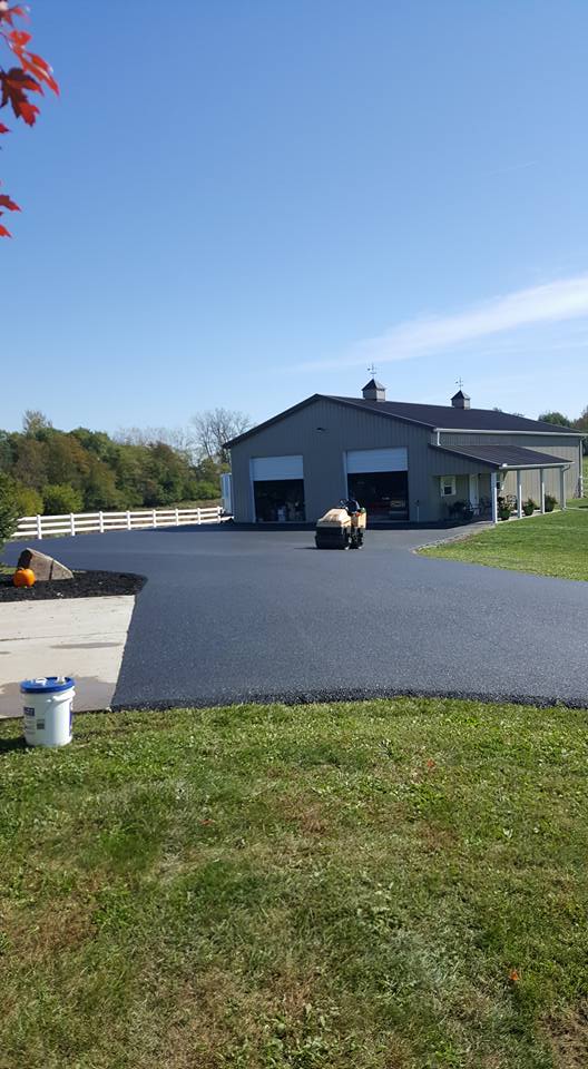 Residential New Asphalt Road — West Manchester, OH — Back 2 Black Asphalt