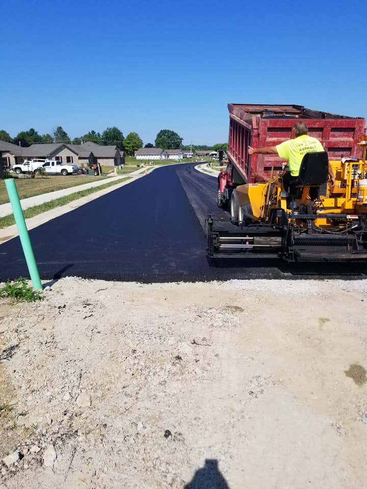 Workers on New Road Construction — West Manchester, OH — Back 2 Black Asphalt