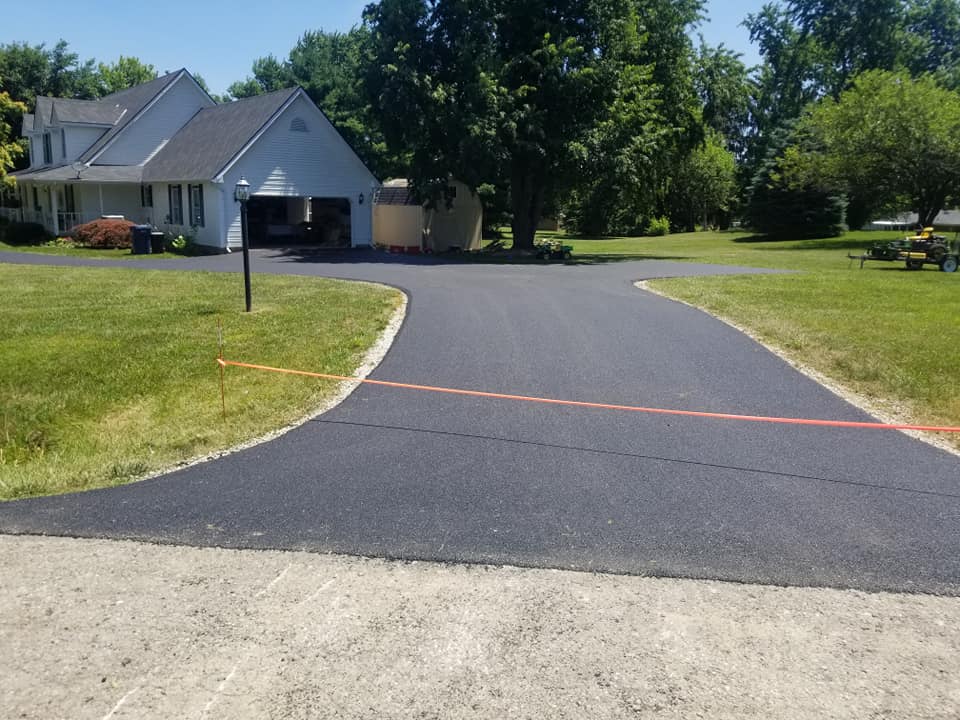 New Road Construction — West Manchester, OH — Back 2 Black Asphalt
