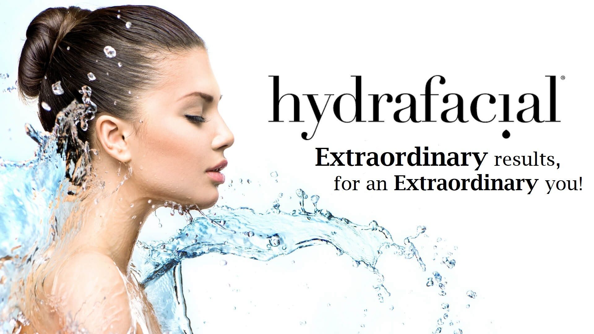 A black and white photo of a woman splashing water on her face.