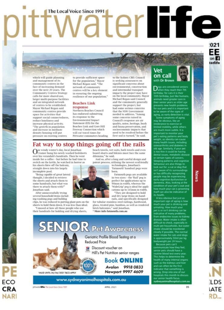 Just like humans, animals need greater care in their senior years