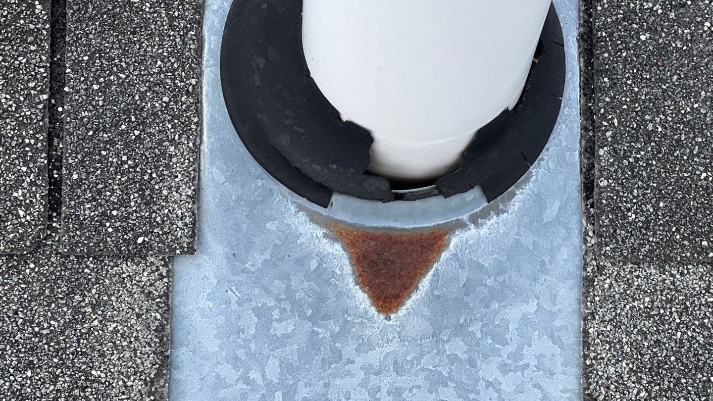 Cracked plumbing boot