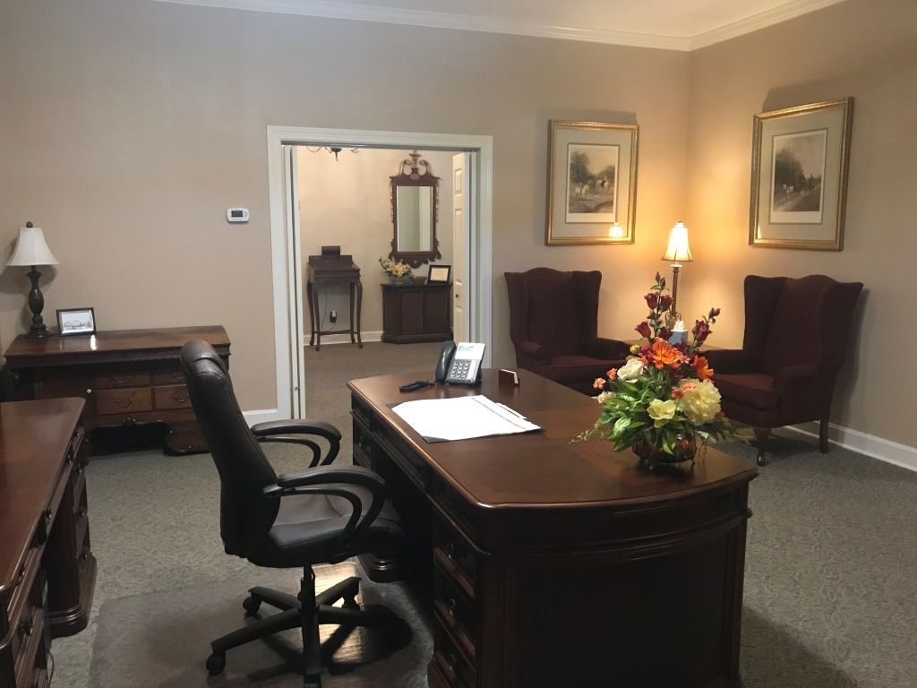 conference room with desk