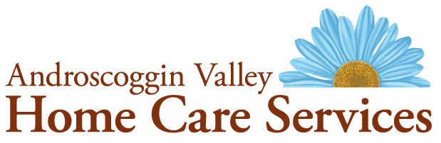 The logo for androscoggin valley home care services