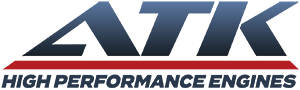 Atk high performance engines logo on a white background