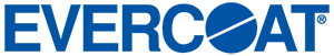 A blue evercoat logo on a white background
