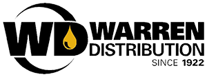 The logo for wd warren distribution since 1922 is black and yellow.