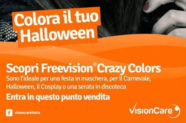 promozione per lenti a contatto colorate per Halloween